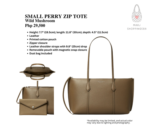 Tory Burch Small Perry Zip Tote