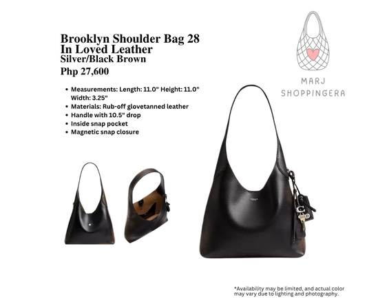 Coach Brooklyn Shoulder Bag In Loved Leather