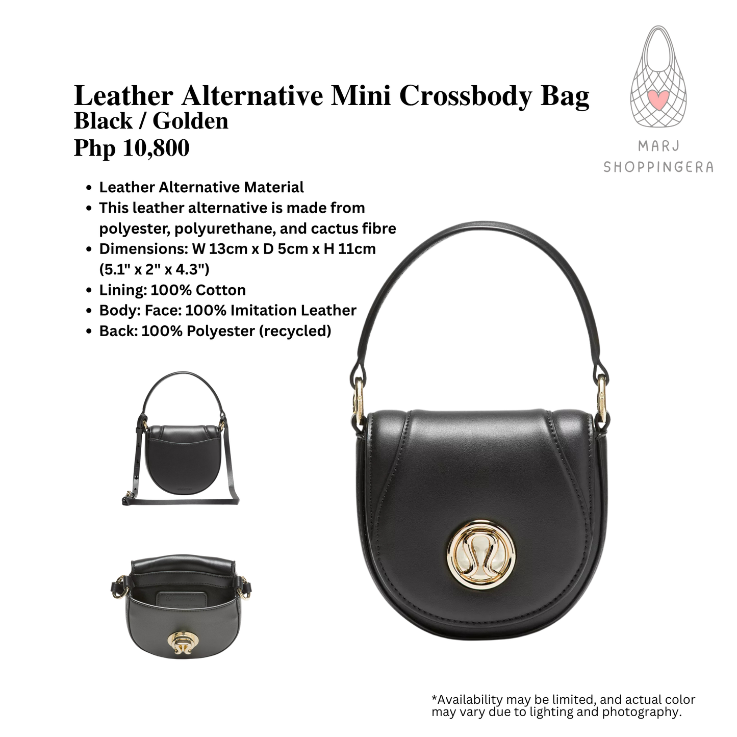 Lululemon Leather Alternative Mini Crossbody Bag