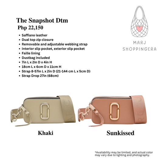Marc Jacobs Snapshot Dtm Bag