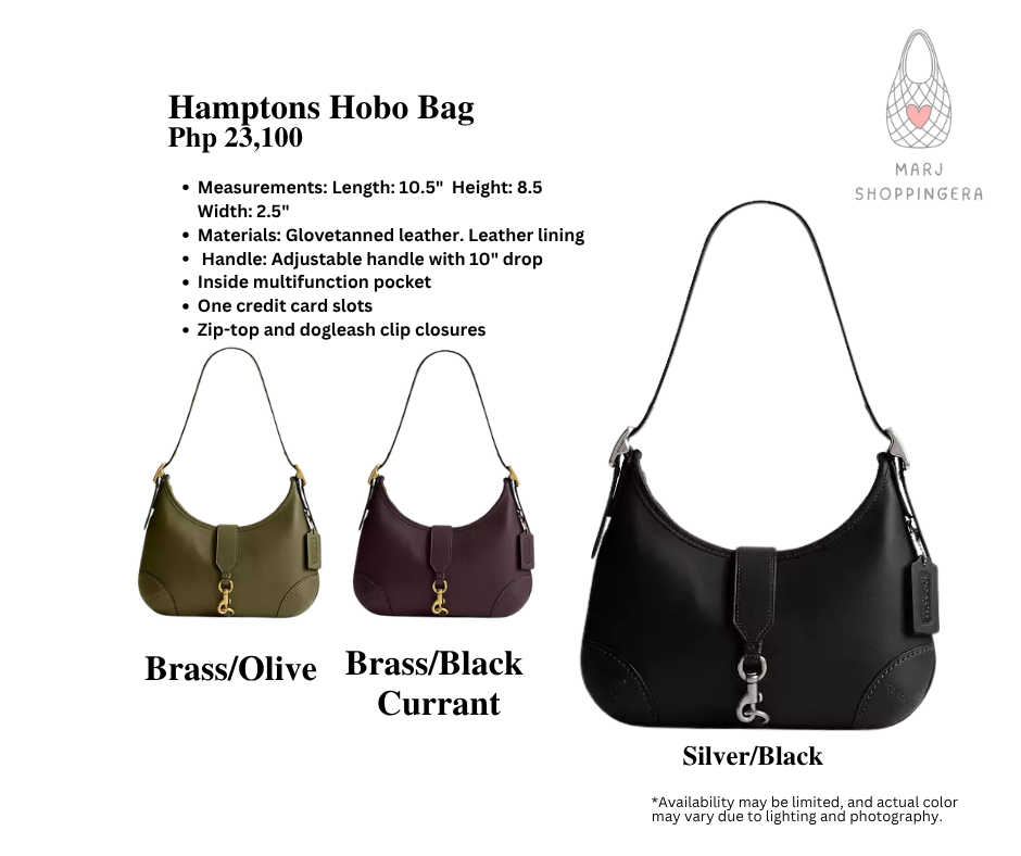 Coach Hamptons Hobo Bag