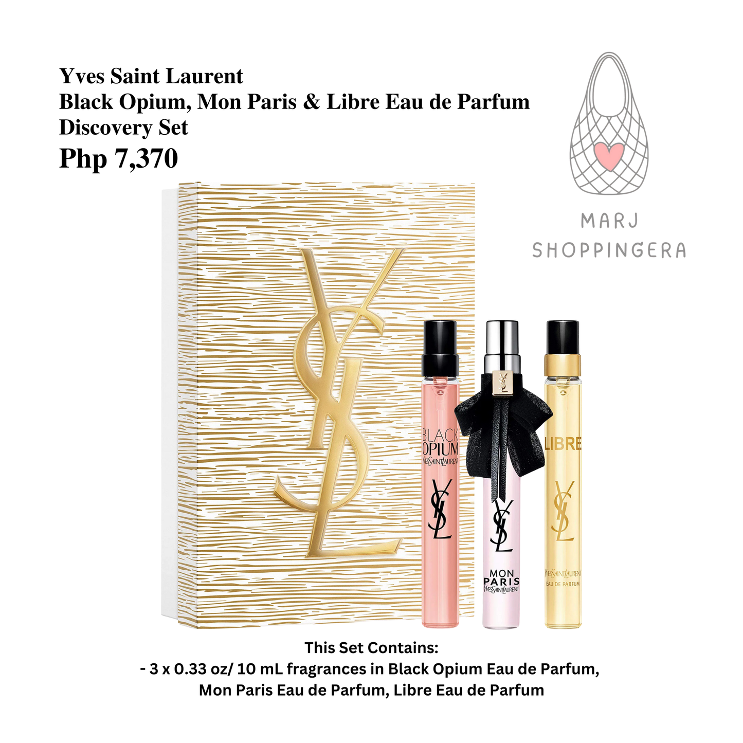 Yves Saint Laurent Black Opium Monn Paris & Libre Eau de Parfum Discovery Set
