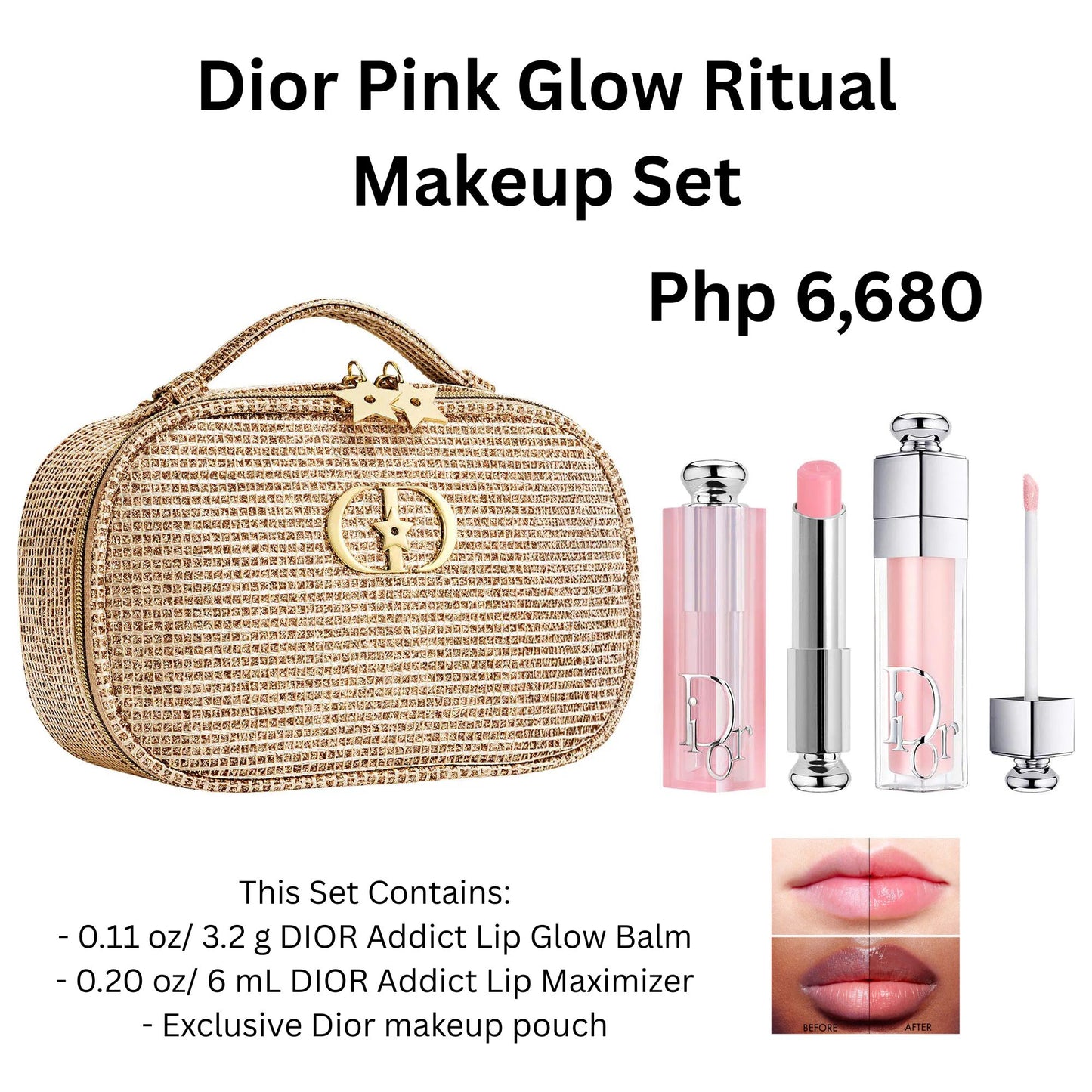 Dior Pink Glow Ritual Make up Set