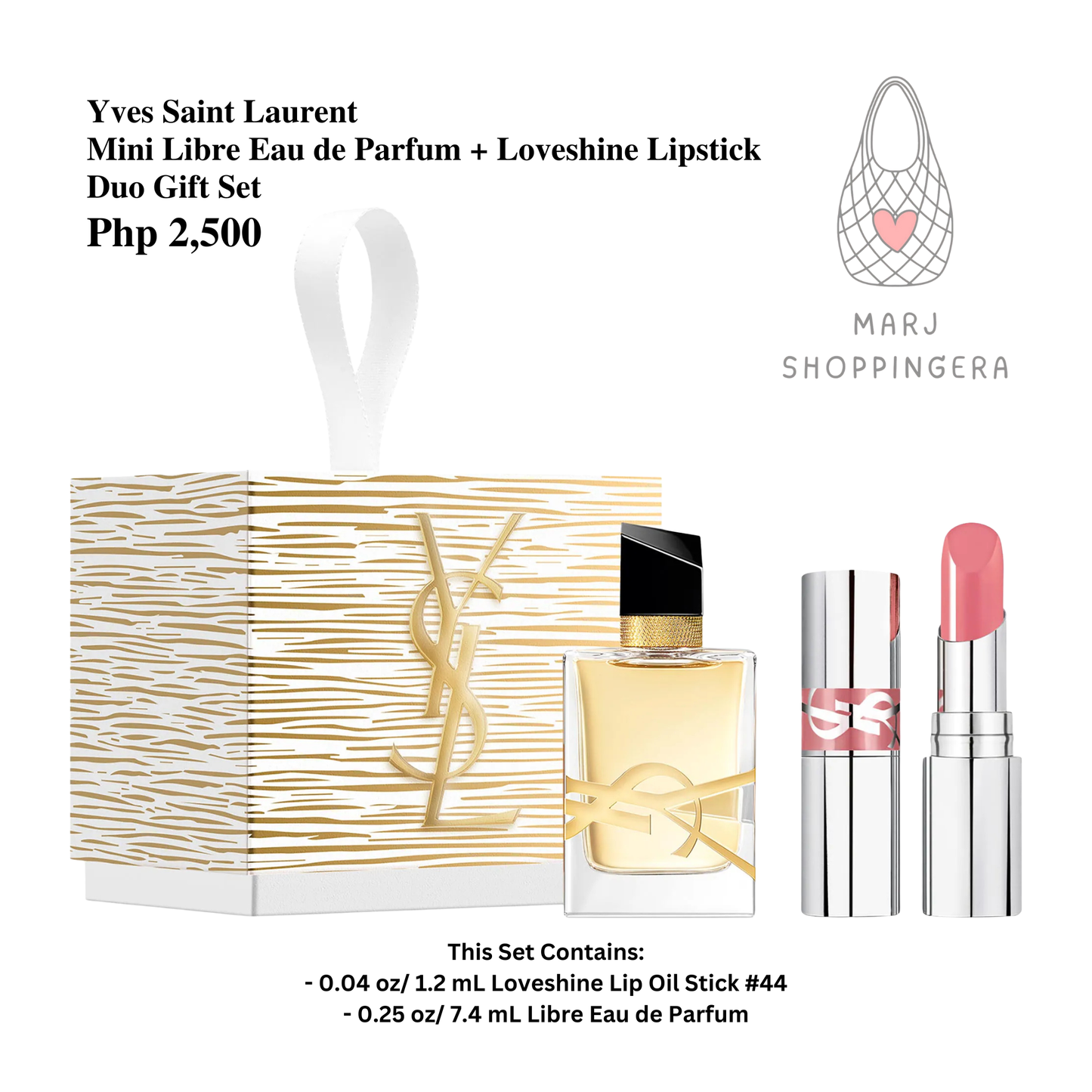 Yves Saint Laurent Mini Libre Eau de Parfum + Loveshine Lipstick Duo Gift Set