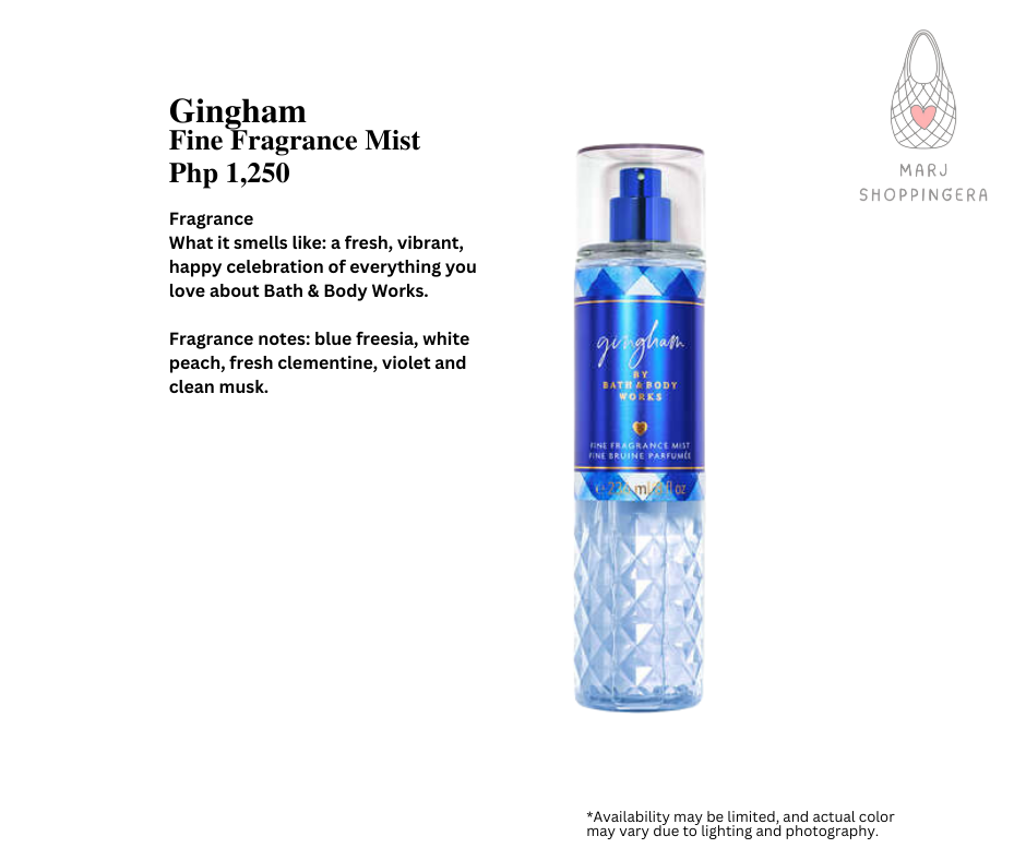 Bath & Body Works Fine Fragrance Mist