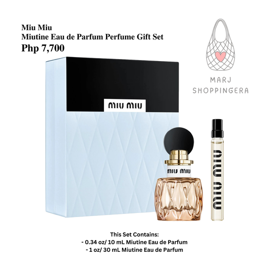 Miu Miu Miutine Eau de Parfum Perfume Gift Set