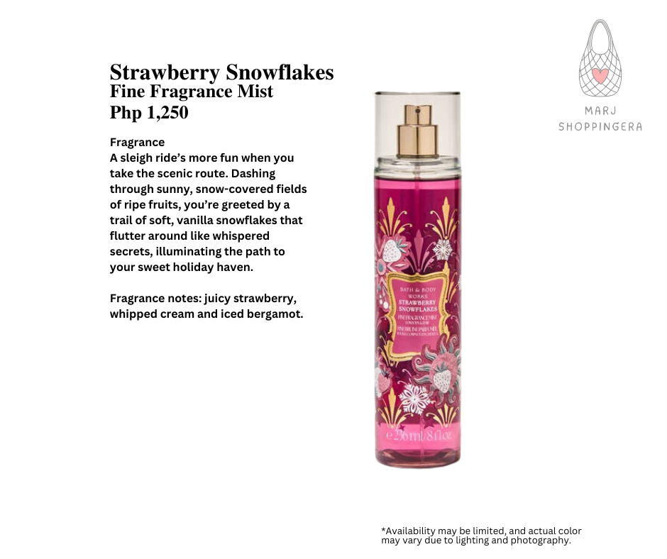 Bath & Body Works Fine Fragrance Mist