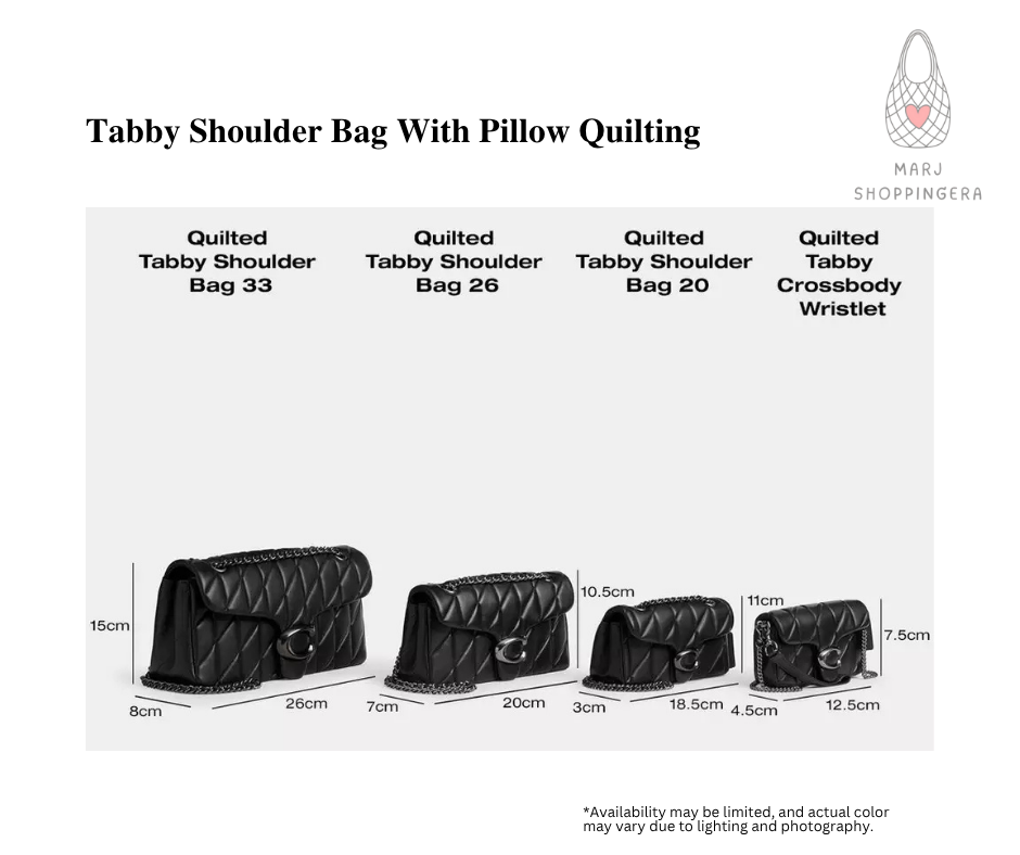 Coach Tabby Shoulder Bag 20 With Pillow Quilting