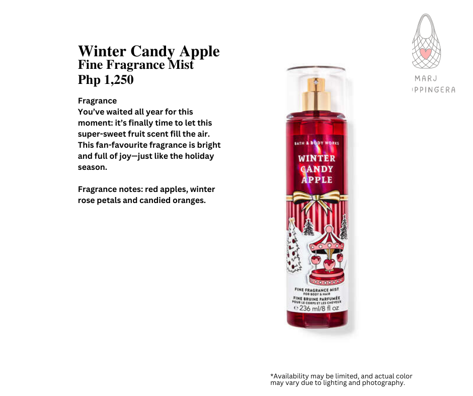 Bath & Body Works Fine Fragrance Mist