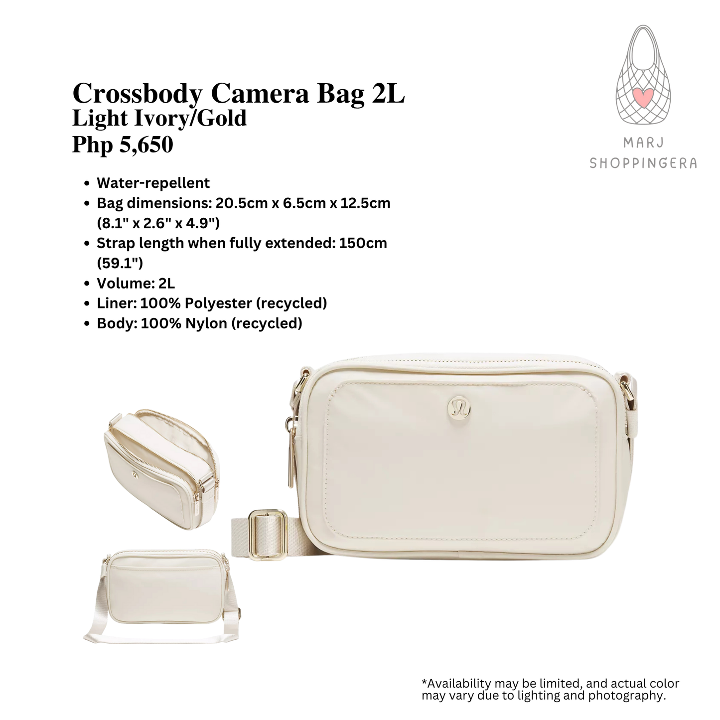 Lululemon Crossbody Camera Bag 2L