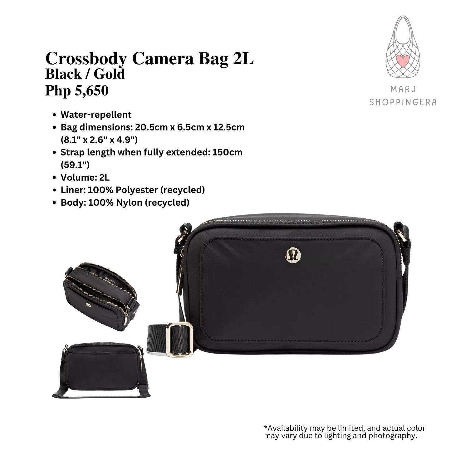 Lululemon Crossbody Camera Bag 2L