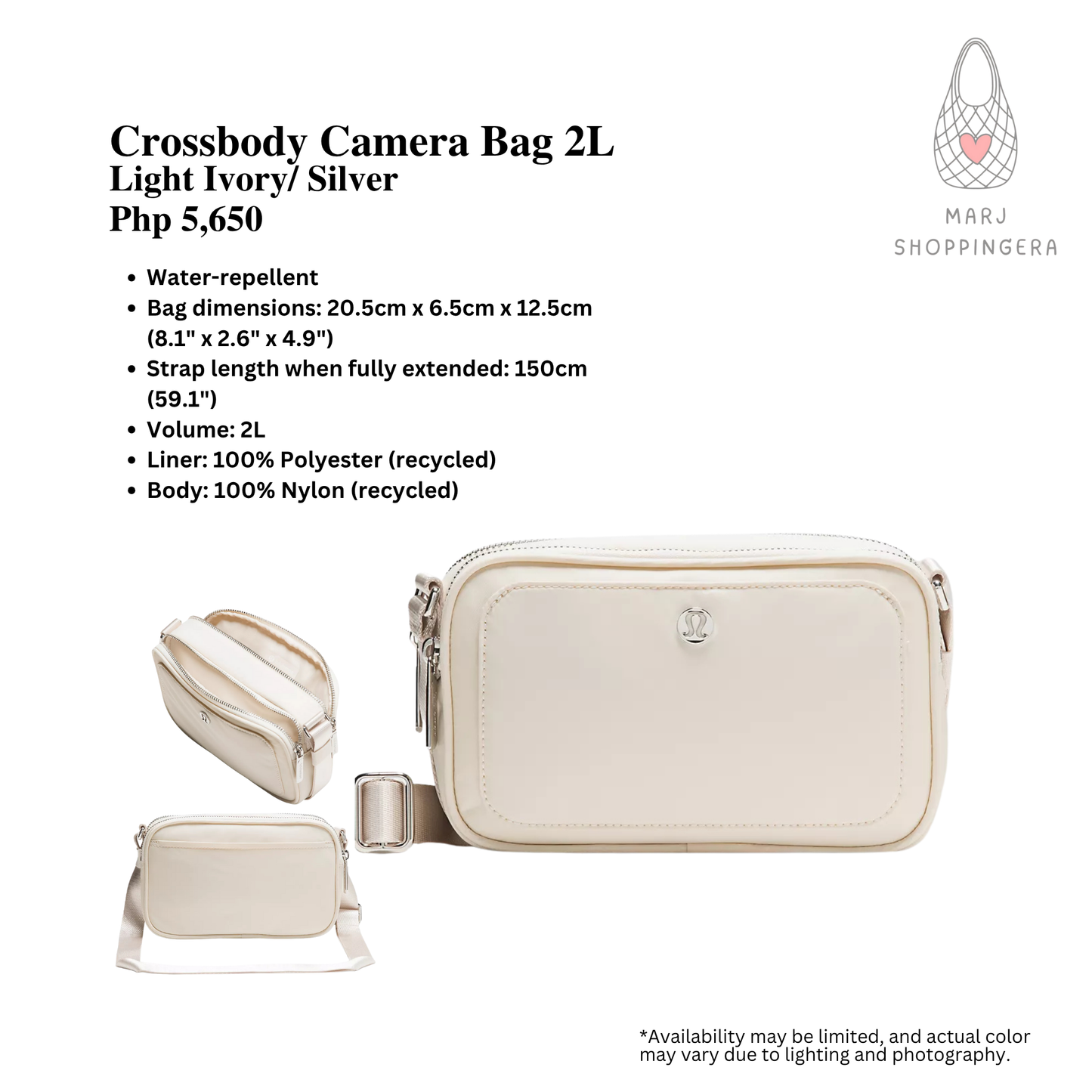 Lululemon Crossbody Camera Bag 2L