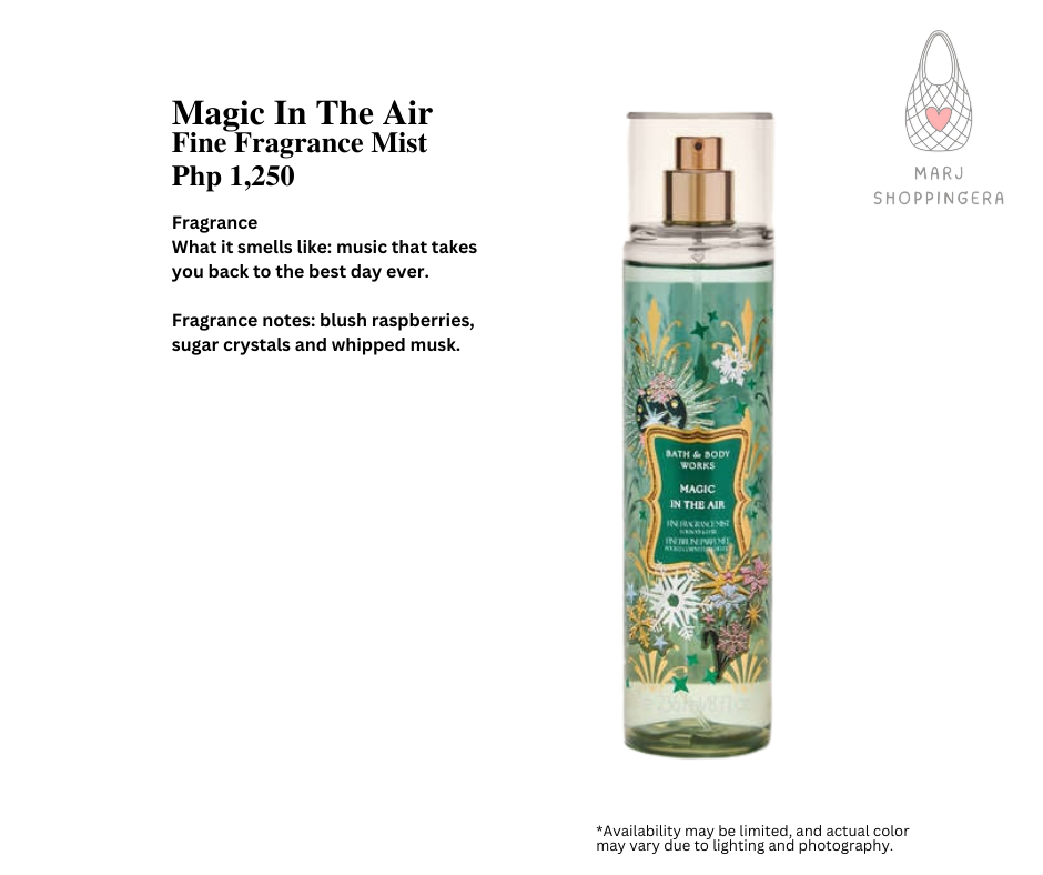 Bath & Body Works Fine Fragrance Mist