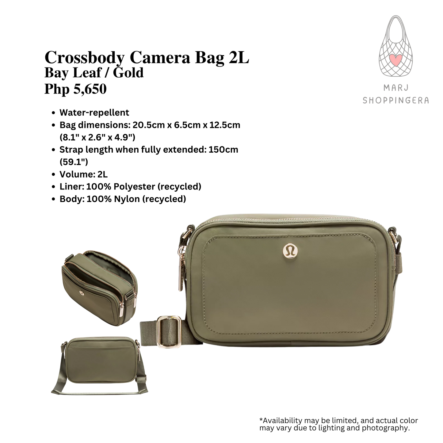 Lululemon Crossbody Camera Bag 2L