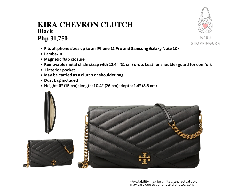Tory Burch Kira Chevron Clutch