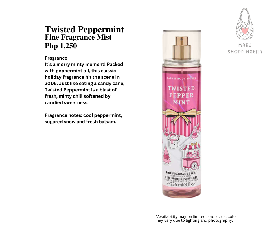Bath & Body Works Fine Fragrance Mist