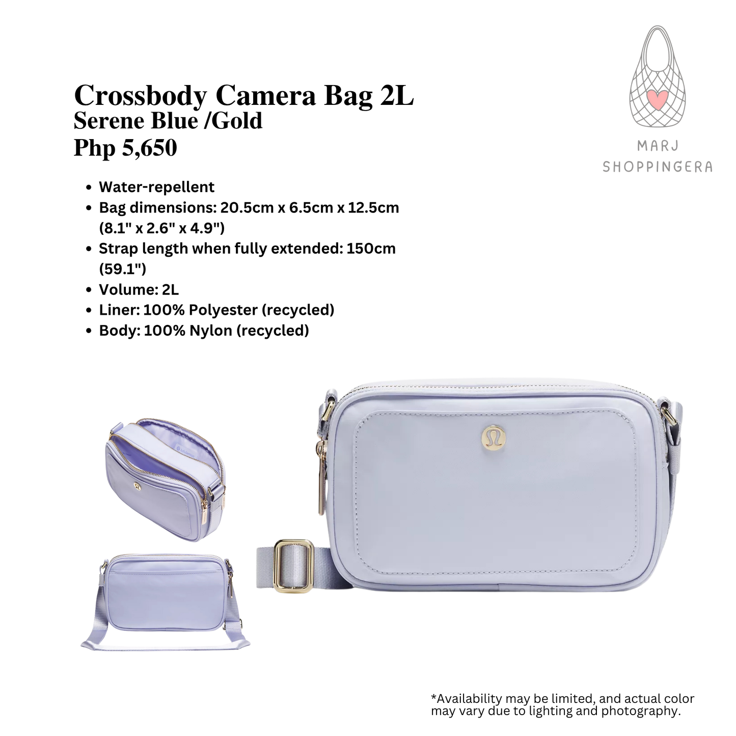 Lululemon Crossbody Camera Bag 2L