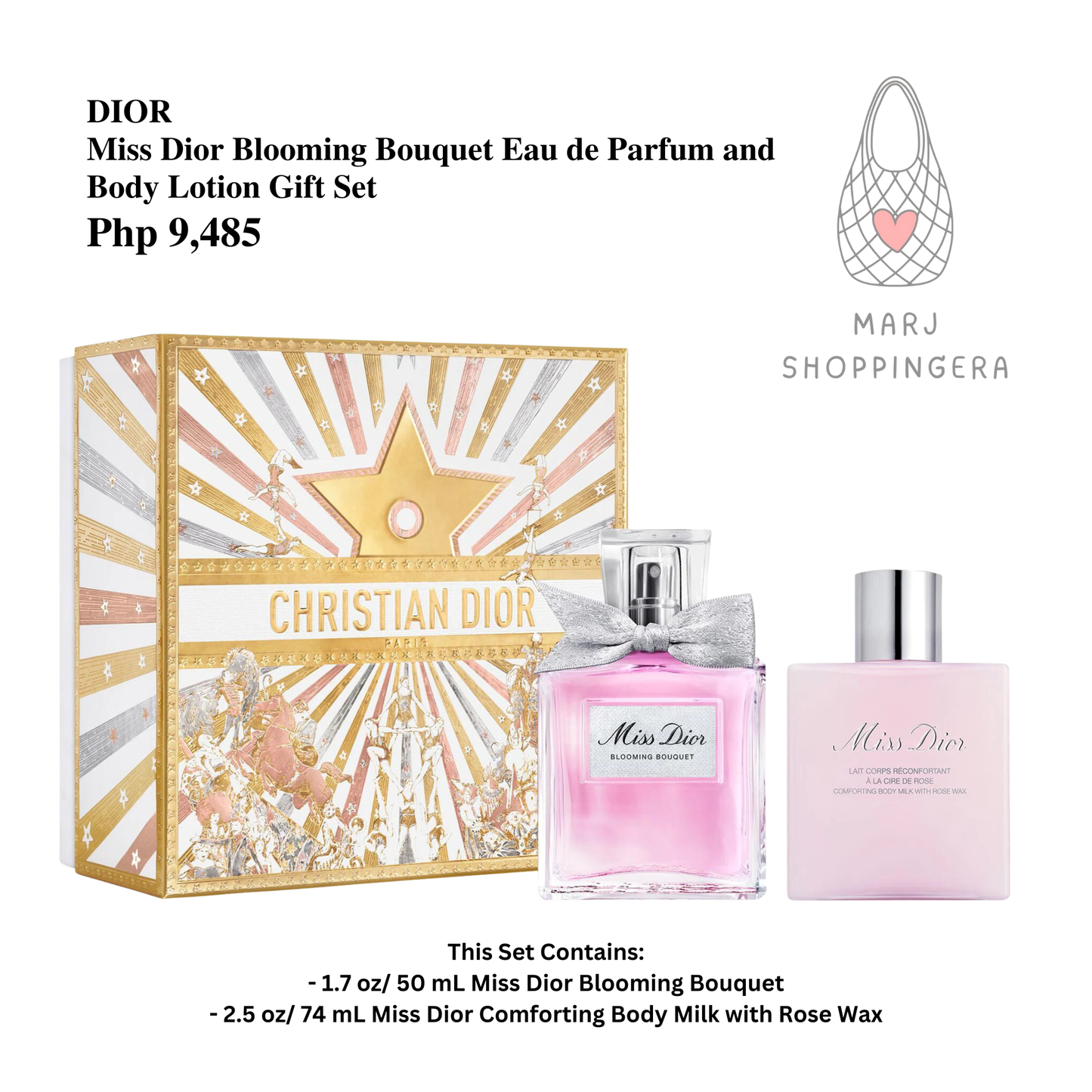 Miss Dior Blooming Bouquet Eau de Parfum and Body Lotion Gift Set