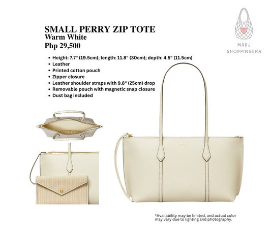 Tory Burch Small Perry Zip Tote