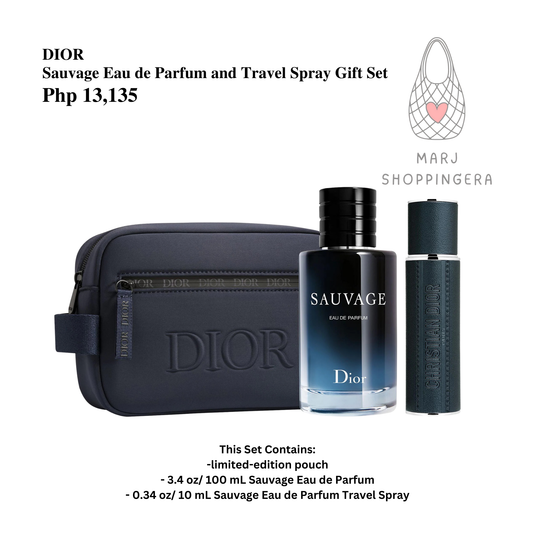 Dior Sauvage Eau de Parfum and Travel Spray Gift Set