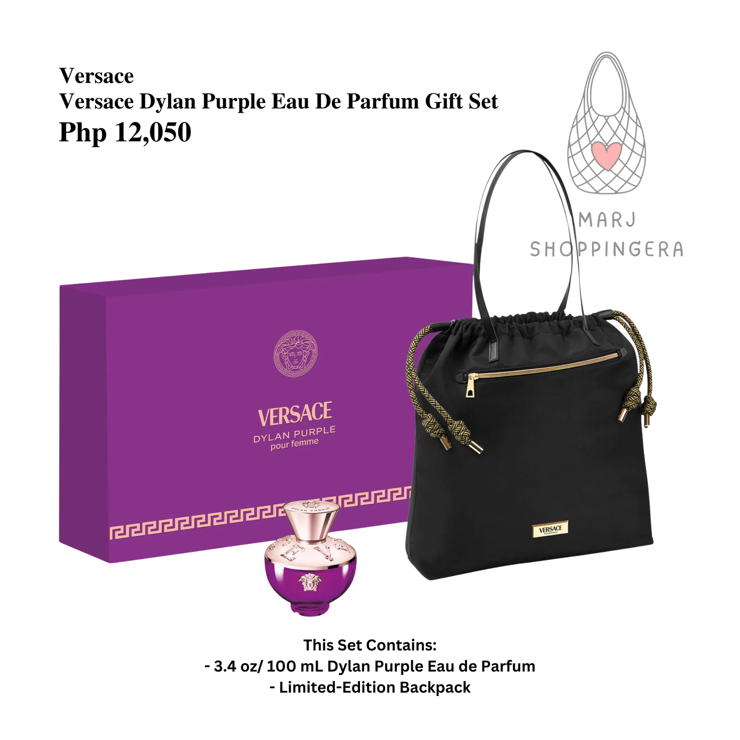 Versace Dylan Purple Eau De Parfum Gift Set