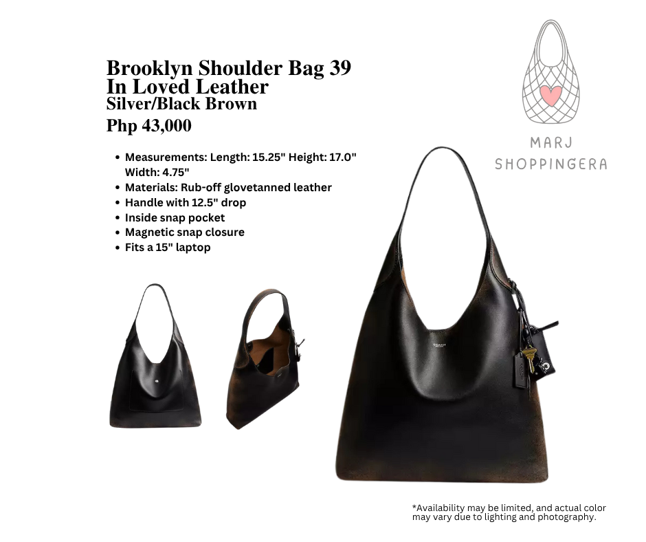 Coach Brooklyn Shoulder Bag In Loved Leather