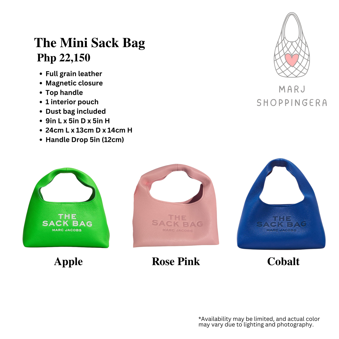 Marc Jacobs Mini Sack Bag
