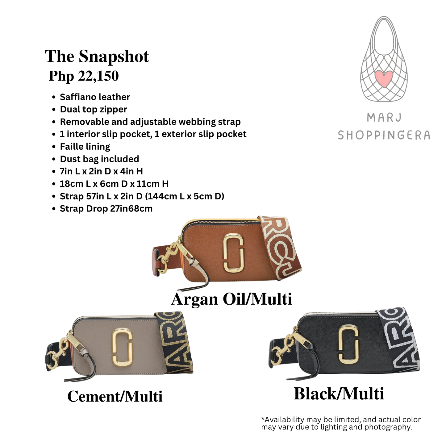 Marc Jacobs Snapshot Bag