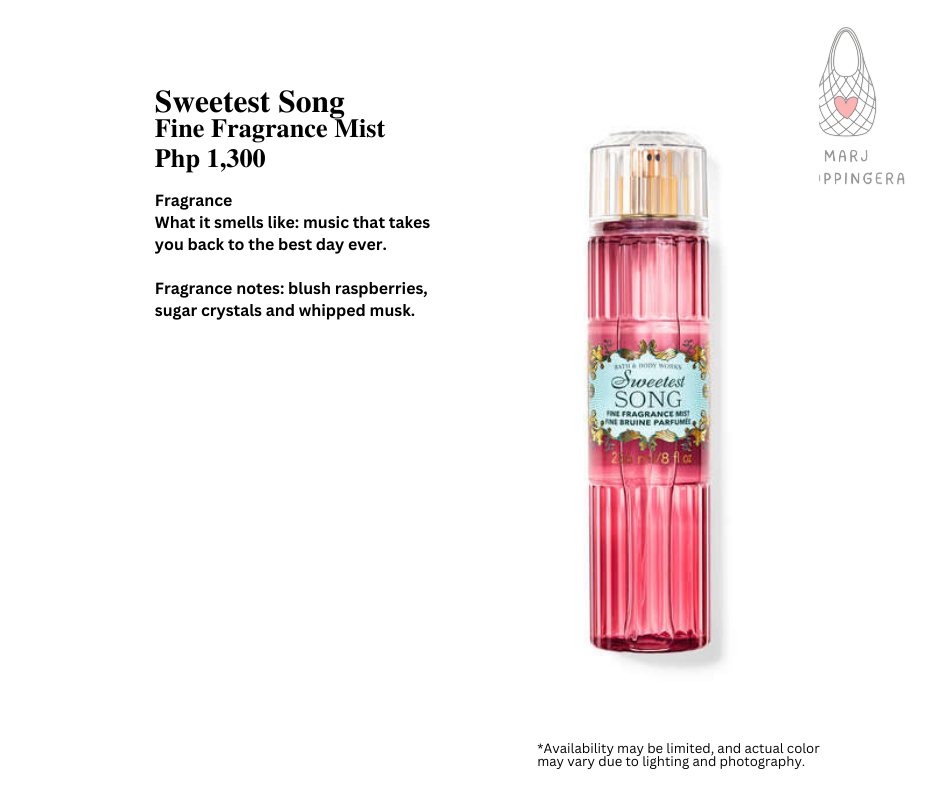 Bath & Body Works Fine Fragrance Mist