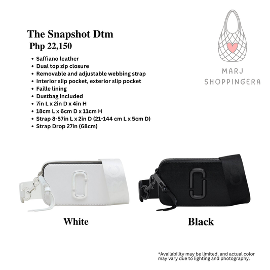 Marc Jacobs Snapshot Dtm Bag