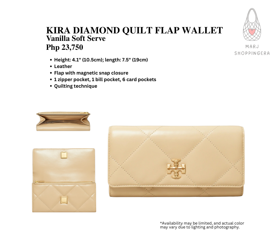 Tory Burch Kira Diamond Quilt Flap Wallet