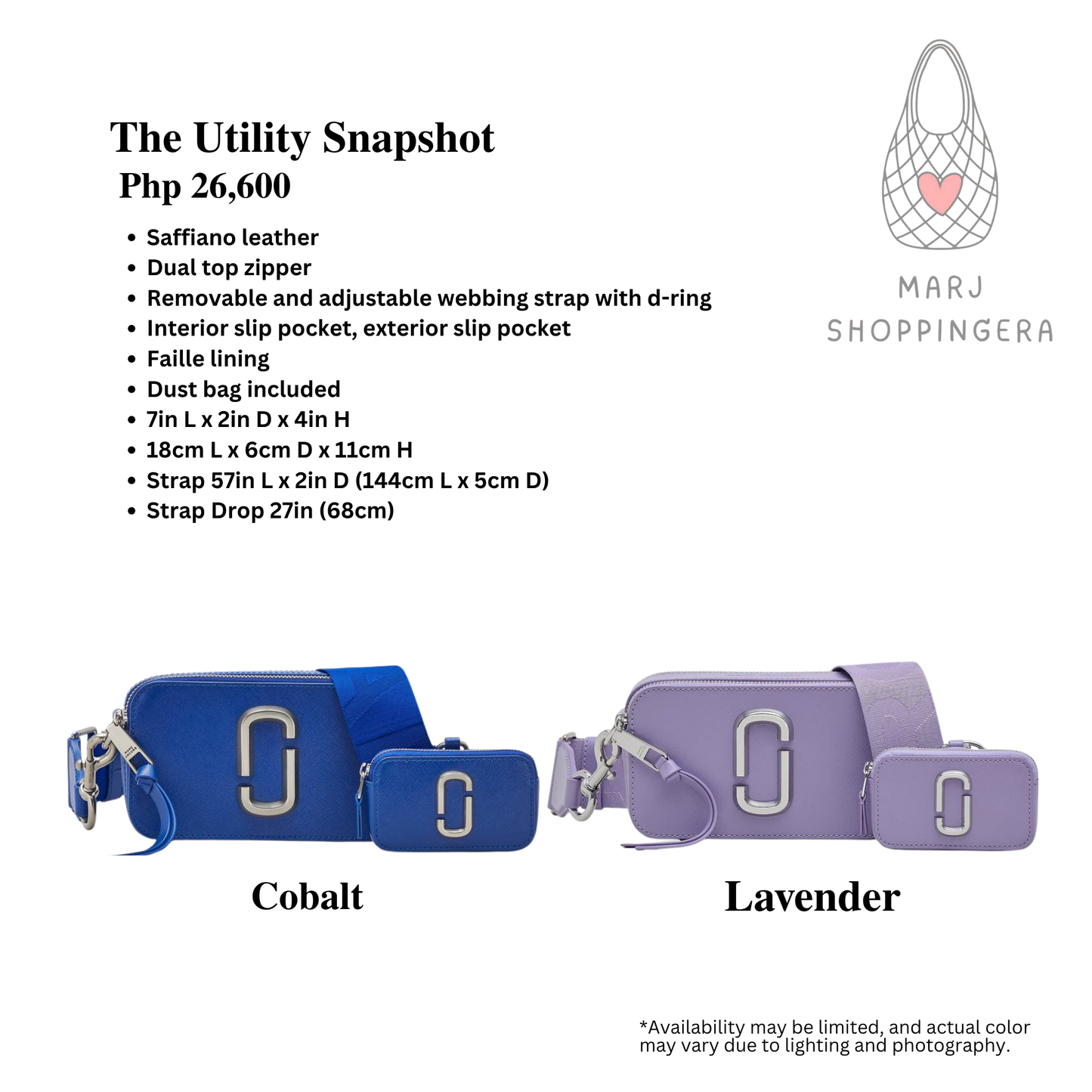 Marc Jacobs Utility Snapshot Bag