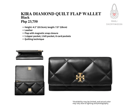 Tory Burch Kira Diamond Quilt Flap Wallet