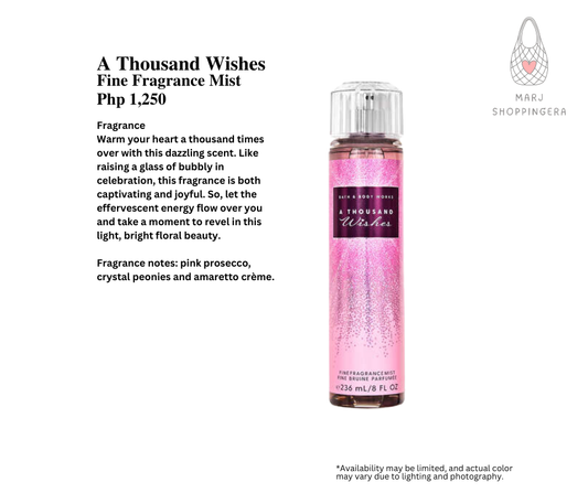 Bath & Body Works Fine Fragrance Mist