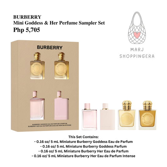 Burberry Mini Goddess & Her Perfume Sample Set