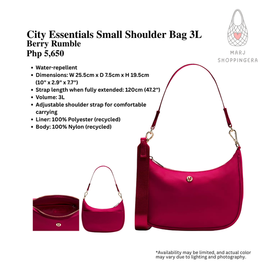 Lululemon City Essentials Small Shoulder Bag 3L