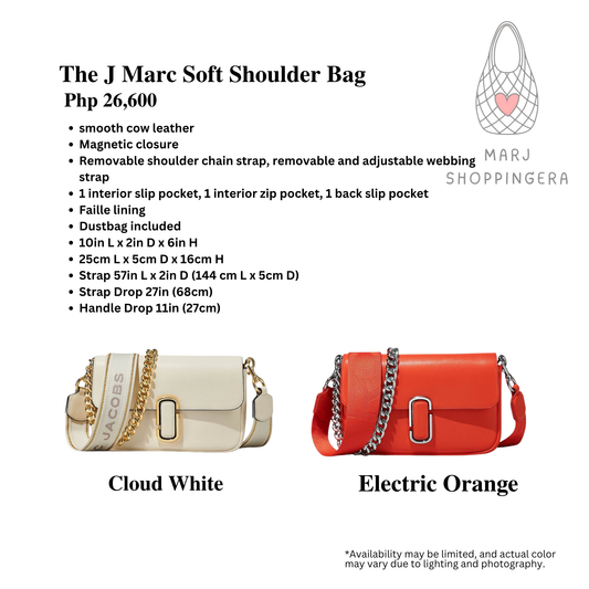 Marc Jacobs J Marc Soft Shoulder bag