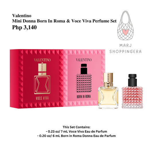 Valentino Mini Donna Born In Rome & Voce Viva Perfume Set