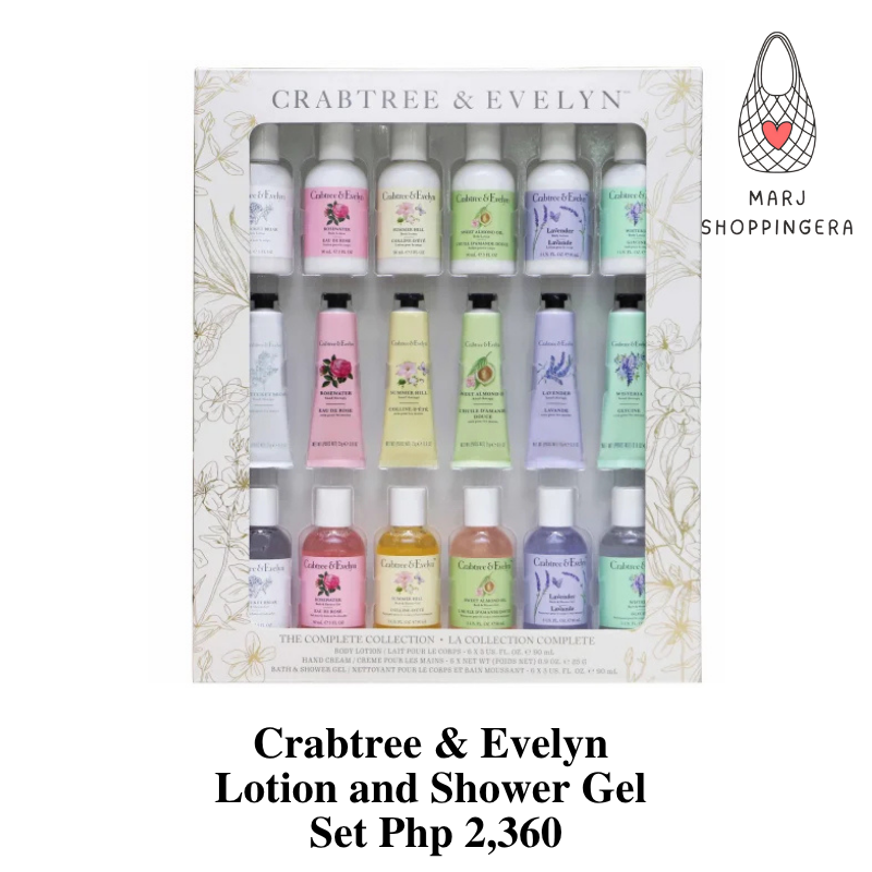 Crabtree & Evelyn Lotion and Shower Gel Set