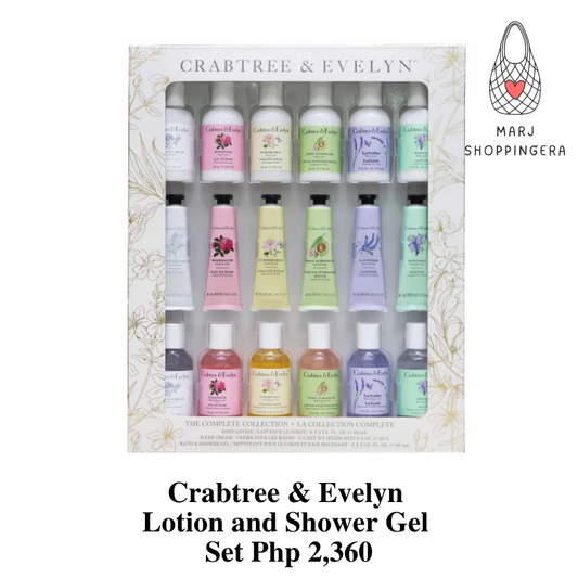 Crabtree & Evelyn Lotion and Shower Gel Set