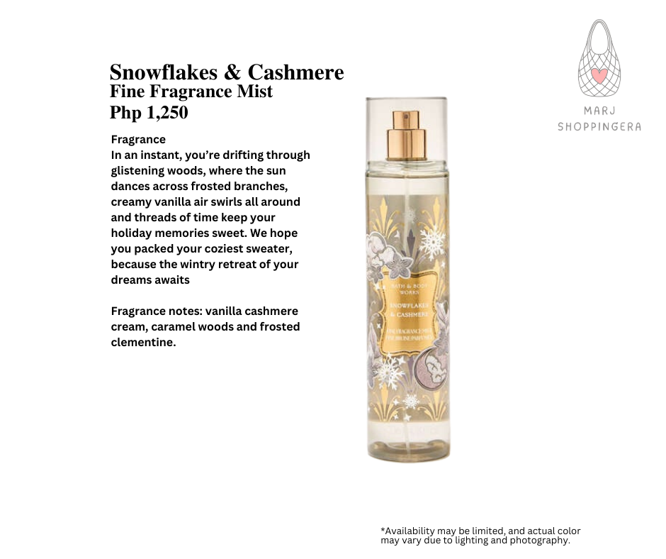 Bath & Body Works Fine Fragrance Mist