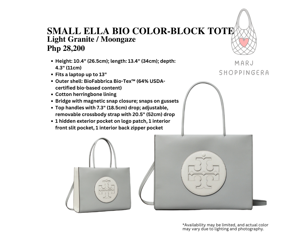 Tory Burch Small Ella Bio Color-Block Tote