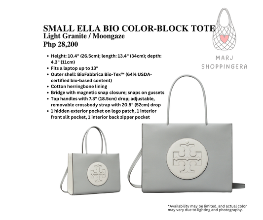 Tory Burch Small Ella Bio Color-Block Tote