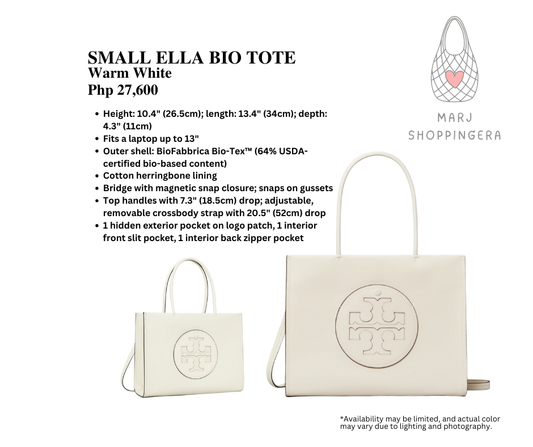 Tory Burch Small Ella Bio Tote