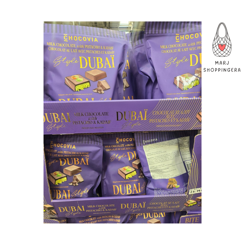 Chocovia Dubai Style Milk Chocolate with Pistachio & Kadaif