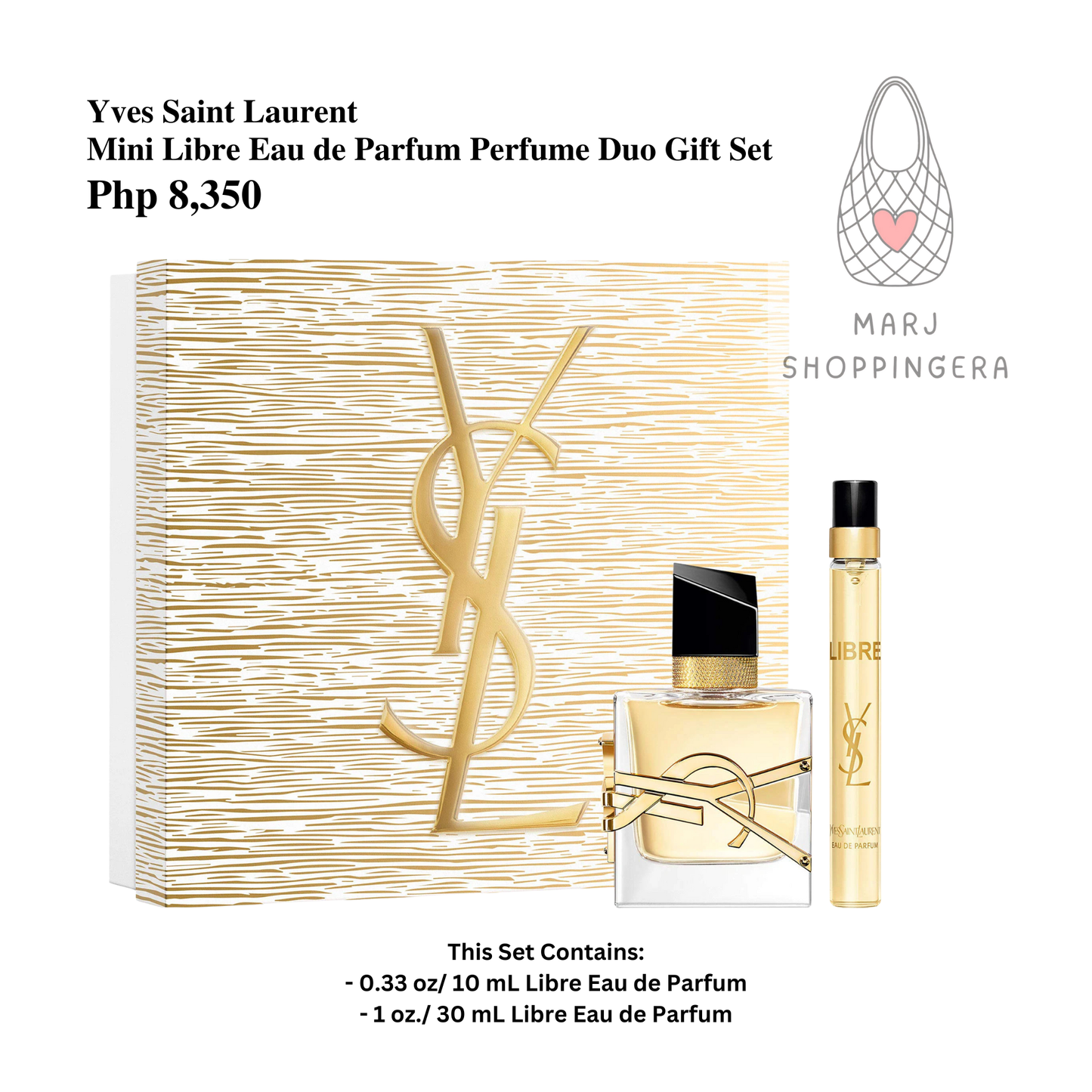 Yves Saint Laurent  Mini Libre Eau de Parfum Perfume Duo Gift Set